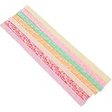 TOVINANNA 200 Stück Teiliges The dark Origami Stern Faltpapier Leuchtendes Bastelpapier in Verschiedenen Farben Langlebig und Vielseitig für DIY Sternenhandwerk für Zufällige Farbe