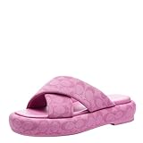 Coach Damen Penelope Signature C Sandalen Plateau, Fuchsia, 39 EU