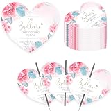 DIFLAX 100 Stück Wunderkerzen Kartenhalter Hochzeit, Wunderkerzen Etiketten, Wunderkerzen Deko, Hochzeitsetiketten, Für Hochzeit Gastgeschenke Party Deko Wunderkerzen Schilder Geschenkanhänger (1)