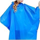 Regenponcho Wandern Damen Herren Wasserdicht Radfahren Compact Regen Cape Wiederverwendbare Für Backpacking Camping Outdoors Leichte Regenjacke Mit Kapuze Fahrrad Fahrrad Regen Poncho Portable