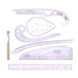 Nählineale, Musterherstellung, Kurvenführung – Französische metrische Schneiderlineale | für Quilter, Anfänger, Schneider, Stricken, Basteln, Häkeln, Hosen, Kleidung, Kleid, Ärmel, Zuhause