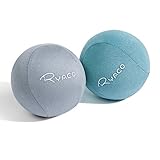 Ryaco Anti-Stress-Ball für die Hand, 2 Stück, zum Stressabbau, für die Finger, Grau und Grün