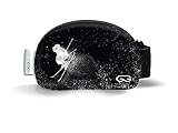 SOGGLE Skibrillen Schutz Überzug aus Mikrofaser (one size), Farbe:black-white 02 freestyler