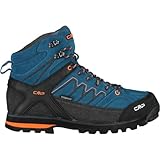 CMP Herren Moon MID Trekking WP Walking Shoe, DEEP Lake-Antracite, 44 EU, 31Q4797