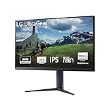 LG Electronics 32GS85QX-B.AEU UltraGear™ QHD Gaming IPS-Monitor 32' (80 cm), 2560 x 1440, 16:9, 1ms GtG, 180 Hz, HDR10, DCI-P3, NVIDIA G-Sync™ Compatible, AMD FreeSync™ - Grau