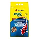 Pond Sticks Mixed 10L / 800g - Schwimmende Teichfischfutter-Sticks für Goldfische, Koi und alle Kaltwasserfische