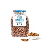 PAKKA - Bio Fairtrade Mandeln - rohe wilde Bergmandeln 500g, Öko Mandelkerne mit brauner Haut, wildgesammelt direkt von Kleinbauern aus Samarkand in Usbekistan, vegan 500g