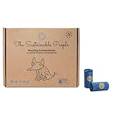 The Sustainable People TSP Recycling Hundekotbeutel - Blauer Engel zertifiziert - groß, auslaufsicher - Made in EU - 360 Stk - mind. 80% Post-Consumer-Rezyklat (PE) - stark (15µm) - Ausführung 23x33cm