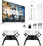 Retro Spielkonsole HDMI Plug & Play – Gaming Konsole mit 2 Controllern, über 20000 klassische Spiele, tragbare Mini Konsole für TV, Familien- und Partyspiele, Geschenk für Kinder und Erwachsene