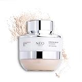 NEO MAKE UP Puder - Satin Loose Powder - Loses Pulver - Beauty Glow Up - Mineral Puder Mit Niacynamid & SPF10 - Ultraleichtes Make-up mit Anti-Aging-Wirkung - Transparent -10g