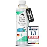 Emma Grün® Teppichreiniger & Polsterreiniger Konzentrat 750ml - Waschsauger Reinigungsmittel für Teppiche, Sofas & Textilien - Reinigungsmittel Nasssauger - Wirksame Polster Reinigung Made in Germany