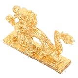 ABOOFAN Chinesische Drachenstatue, Schreibtischdekoration, Minifigur, Drache, aus Kunstharz, Ornament, Feng Shui, elegante Dekoration für Zuhause