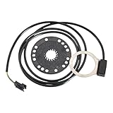 Ebikes Intelligenter Sensor – Elektrischer Fahrrad-Mountainbike-Sensor, hohe Empfindlichkeit, Ersatzsensor, Multi-Magnet-Sensor, Geschwindigkeitssensor, intelligenter Sensor und Fußsensor