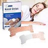 QOEOTUY Nasenpflaster Schnarchen - 30 Stück Nasenpflaster Besser Atmen - Anti Schnarch Pflaster zur Verbesserung des Schlafs und Linderung Verstopfter Nase - Nose Strips für Sport und Schlaf