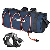 ACRUNU Fahrradtasche Vorne Lenker Wasserdicht mit Schultergurt, ca. 2L Lenkertasche Fahrrad Oberrohrtasche Rahmentasche Bike Handlebar Bag FahrradZubehör für Stadtfahrrad, Mountainbikes, Rrennrad