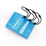 WELOCK 3 Stück RFID Transponder 13.56MHz für Elektronische Schlösser 3 RFID-Karte in Blau,die über das Handy Aktivieren,Geeignet für Modelle SECBN PCB Touch ToucA51 und U81