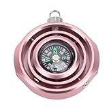 Jiawu Metall-Finger-Gyroskop-Spielzeug Im Taschenformat Gegen Langeweile. PU-Lederband Im Lieferumfang Enthalten (Roségold)