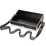 BEIMEIII Bauchladen Junggesellinnenabschied Schwarz Bauchladen JGA 40 * 26 * 10.5cm Bauchladen Braut Holz Junggesellinnenabschied Deko für Männer Frauen JGA Party Spiele Promotion