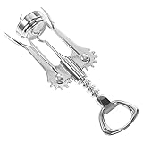 Mobestech Korkenzieher mit Flügelgriff Vielseitiger Flaschenöffner für Wein und Bier Komfortabel und Langlebig als für Weinliebhaber