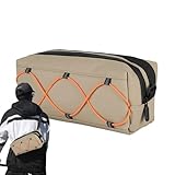 Naqqios Lenkertasche, Fahrradtasche – Tasche mit Lenker, umwandelbar in eine Umhängetasche – reflektierendes Fahrradzubehör, kratzfest und hohe Sichtbarkeit für Roller und Rennräder