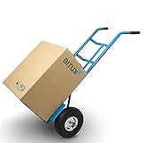 BITUXX Sackkarre Transportkarre Stapelkarre Handkarre Sackrodel Karre Transport bis 200Kg mit Luftbereifung