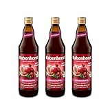 RABENHORST Granatapfel Muttersaft BIO 3er Pack (3 x 700 ml) - 100 % purer Granatapfel-Direktsaft aus erster Pressung