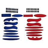 TOYANDONA 2 Stück Motorradhelm Ersatzpolsterung aus Stoßdämpfendem Schwamm Schweißabsorbierende Helmpolsterung für E-Bike und Fahrradhelme Herausnehmbares Innenfutter für Sicheren