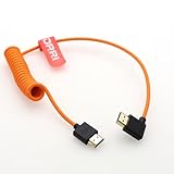 DRRI 8K 60Hz 4K 120Hz HDMI auf Left Angel HDMI Kabel für Sony FX30 FX6 A7siii Z-cam E2 BMPC4K 6K Hollyland Mars 400 Atomos Ninja Monitor