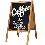 SPRINGOS Kundenstopper Werbetafel Gehwegaufsteller 100 x 60 cm Aufsteller Holztafel Kreidetafel Restaurant-Tafel Kreidetafel