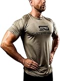 Satire Gym - Sportshirt Herren Kurzarm - Sport Shirt Männer - Slim Fit T-Shirt als Activewear Funktionsshirt (Fitness, Laufen, Bodybuilding)