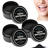 3 Stück Aktivkohle Pulver Zähne,Zahnweiss Pulver,Aktivkohle Pulver,Zahnputzpulver,Natürliche Aktivkohle Pulver Zahnaufhellung,Entfernung Von Zahnflecken,Erfrischender Atem