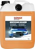 SONAX PROFILINE MultiClean Alkaline (5 Liter) löst selbst hartnäckigsten Schmutz wie Insekten und härteste Ablagerungen von Bremsstaub | Art-Nr. 06295000