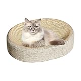 Zuasdvnk Kratzbrett für den Innenbereich, aus Sisal, gewebter Karton für Möbel, Bett, Wohnzimmer, Schlafzimmer, Krallen, Fenster, Camping, Outdoor, Eckboden