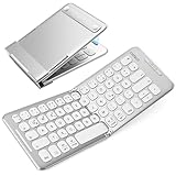 Inateck Faltbare Tastatur Bluetooth QWERTZ,Mini Tragbare mit 3 Bluetooth, Tablet Tastatur drahtlose Reise für iPad/iOS/Samsung/Android/Windows,KB06001