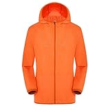 CCOOfhhc Regenjacke Damen Herren Leicht Sommerjacke Wasserdicht Atmungsaktiv Regenmantel Mit Kapuze Faltbar Dünne Übergangsjacke Sport Fahrrad Winddicht Outdoorjacke Große Größen Softshelljacke