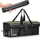 ENROSLU Ebike Akkutasche, 8 Schichten Brandschutz, Feuerfeste Akkutasche bis 2300 °C, Wasserdicht, Explosionsgeschützt, Lipo-sichere Tasche für Lagerung, Transport - Größe M