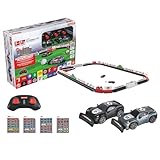 Carrera RC Fahrzeug Bundesliga Soccer Set I Spielfeld mit 2 Mini-RC-Autos – Tore, Ball, Sticker & Banden I Rennaction trifft Fußballspiel I Für Kinder ab 6 Jahren
