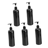 FOYTOKI 5Stücke Presspumpenflaschen aus Kunststoff und Desinfektionsspender für Zuhause Freien Langlebig und Praktisch