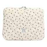 GSenhui Puffy Laptop Hülle Sleeve Case für 11-15 Zoll Laptoptasche Florale, Kompatibel mit 13.3-13.6 MacBook Air/Pro Case Notebook Hülle Aesthetic ipad Tasche für MacBook Pro