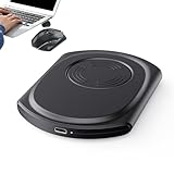 Automatischer Mouses Mover - Undetektierbarer Maus Jiggler | Geräuschloser Maus -Shaker -Pad | Treiberfreies Wiggler-Gerät Für Laptops | Realistische Vibrierende Bewegung Hält Den Cursor Aktiv