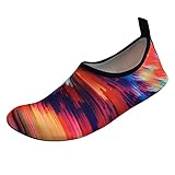 Badeschuhe Damen Schnell Trocknend Schwimmschuhe Wasserschuhe Strandschuhe Aquaschuhe Leichte Tauch-Sandalen Yoga-Schuhe Slip On Breathable Surfschuhe Für Beach Pool Surfen Yoga