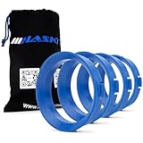 4X Zentrierringe Ø66,6 auf Ø57,1 kompatibel mit Audi Seat VW Skoda Mercedes BMW Chrysler UVM. kompatibel mit Borbet, DBV, Proline Wheels, Keskin, MAM inkl. Radschraubenbeutel