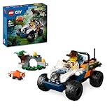 LEGO City Dschungelforscher-Quad, Dschungel-Spielzeug für Jungen und Mädchen ab 6 Jahren, Geschenkideen für Kinder, Quad mit Abenteurer-Minifigur und Tierfigur 60424