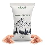 GiDeli Himalaya Salz grob 30 kg rosa naturbelassen unraffiniert aus Pakistan für Küche Bäder Salzlampen Dekoration