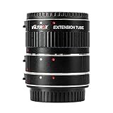 VILTROX® DG-C AF Autofokus Zwischenringe Makro Extension Tube Set 12 mm 20 mm und 36 mm für Canon EOS EF EF-s Objektiv