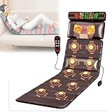 GHCCDAM Massageauflage Massagematte Ganzkörpermassage, Massageauflage Mit Wärme Zur Entlastung Der Lendenwirbelsäule Und Der Beine Für Männer Frauen