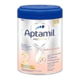 Aptamil Profutura DUOADVANCE 2 – Folgemilch – Baby-Milchpulver – Nach dem 6. Monat – Mit pflanzlichen Ölen und ohne Palmöl – 1 x 800 g (Packung mit 8)