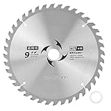 Respicefinem Hartmetall-Kreissägeblatt für die Holzbearbeitung, extrem hochfeste Trennscheibe, 80 Zähne, glatt, schneller Schnitt, Hartholz, Weichholz, Sperrholz (40T)