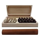 Schachspiel für zwei Spieler, tragbares Schachbrett für Strategiespiele, Lernspielzeug für Kinder und Erwachsene, lustige Schachgeschenke, Partyzubehör