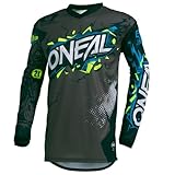 O'NEAL Unisex Kinder Mountainbike Jersey Langarm-Shirt, Grau, S